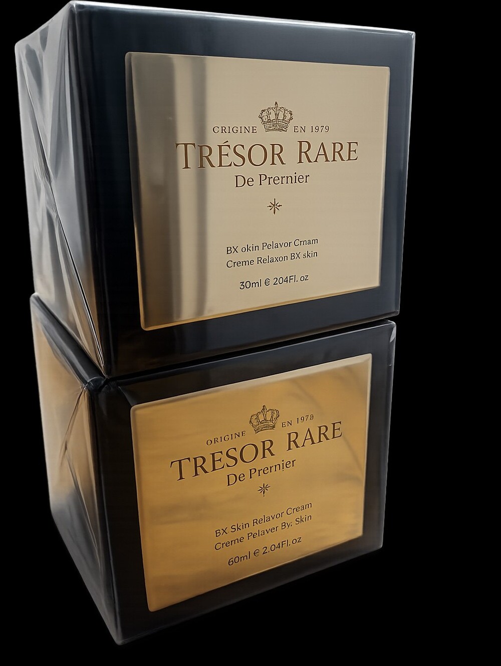 NEW tresor Rare BX-skin Relaxer Cream And Thermal Mask Set
